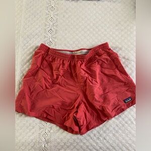 Pink/Salmon Patagonia 5” baggies